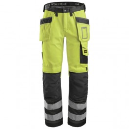Pantalon haute visibilité avec poches holster, Classe 2 