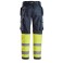 Pantalon de travail avec poches holster, haute visibilité, Classe 1